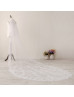 Ivory Two Tier Lace Cathedral Wedding Veil Bridal Veil